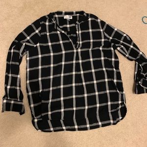 Casual Flannel Top